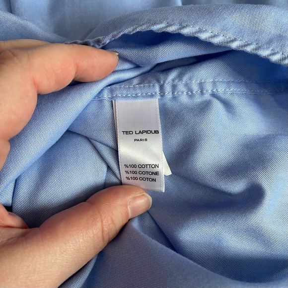 Ted Lapidus Paris Men’s Finest Cotton Dress Shirt - Picture 9 of 9